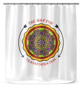 Lotus Blossom Mandala Shower Curtain - Beyond T-shirts